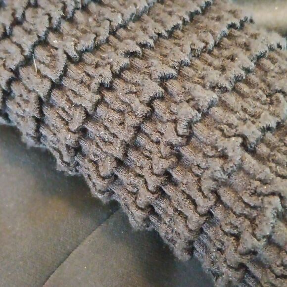 Joseph Ribkoff Black Dress With Sweater Cowl Collar - Picture 11 of 11